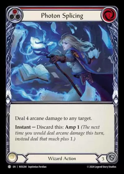 Photon Splicing RED ROS204 - Rosetta - Flesh and blood card