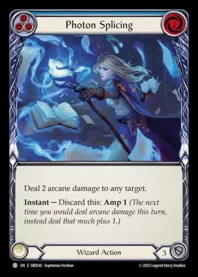 Photon Splicing SBZ030 - Silver Age Chapter 3 - Blaze, Firemind - Flesh and blood card
