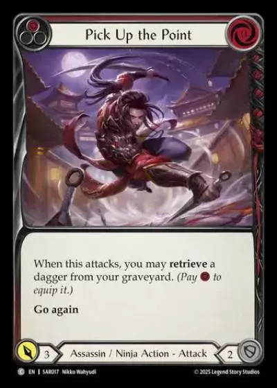 Pick Up the Point SAR017 - Silver Age Chapter 2 - Arakni, Web of Deceit - Flesh and blood card