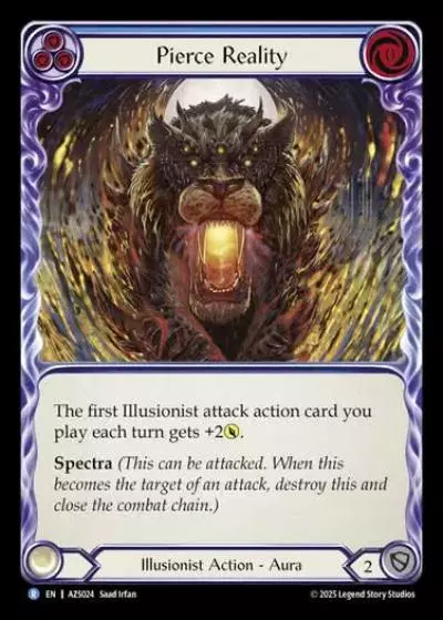 Pierce Reality AZS024 - Armory Deck - Zyggy Starlight - Flesh and blood card