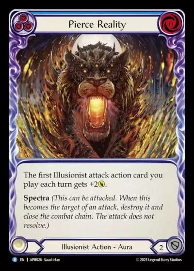 Pierce Reality BLUE APR026 - Armory Deck Legends - Prism Sculptor of Arc Light - Flesh and blood card