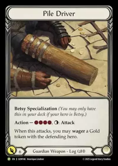 Pile Driver GEM146-CF - GEM - Pack 5 - Flesh and blood card