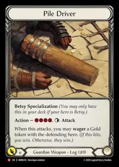 Pile Driver OMN230 - Omens of the Third Age - Flesh and blood card