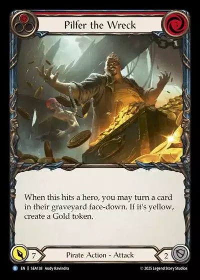Pilfer the Wreck RED SEA138 - High Seas - Flesh and blood card