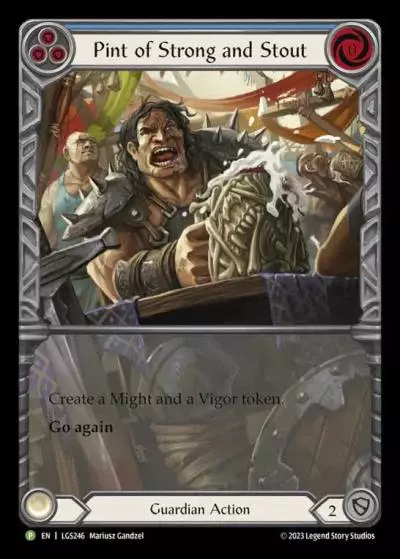 Pint of Strong and Stout BLUE LGS246-RF - Armory - Season 12 - Flesh and blood card