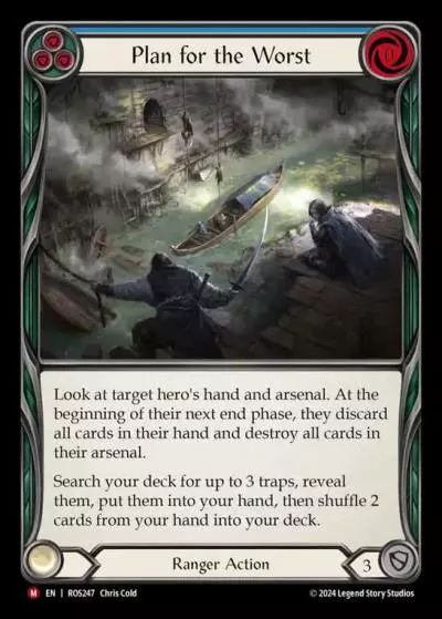 Plan for the Worst BLUE ROS247 - Rosetta - Flesh and blood card