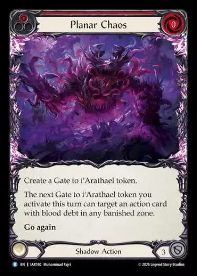 Planar Chaos IAR180 - Usurp the Shadow Throne - Flesh and blood card