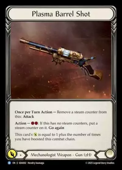 Plasma Barrel Shot SDA002 - Silver Age Chapter 1 - Dash - Flesh and blood card