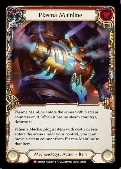 Plasma Mainline RED DYN093 - Dynasty - Flesh and blood card