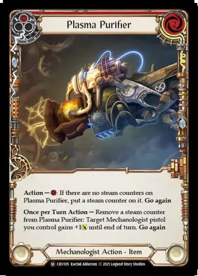Plasma Purifier RED U-CRU105-RF - Crucible of War - Unlimited - Flesh and blood card