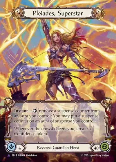 Pleiades, Superstar SUP009-MV - Super Slam - Flesh and blood card