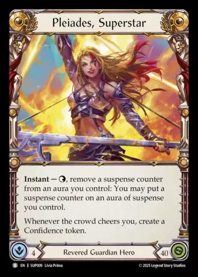 Pleiades, Superstar SUP009 - Super Slam - Flesh and blood card
