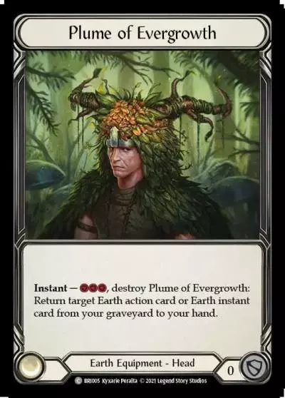 Plume of Evergrowth BRI005 - Briar - Blitz Deck - Flesh and blood card
