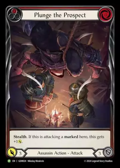 Plunge the Prospect RED GEM024 - GEM - Pack 1 - Flesh and blood card