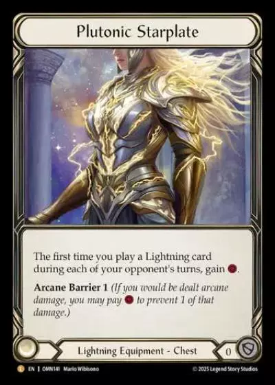 Plutonic Starplate OMN141-RF - Omens of the Third Age - Flesh and blood card