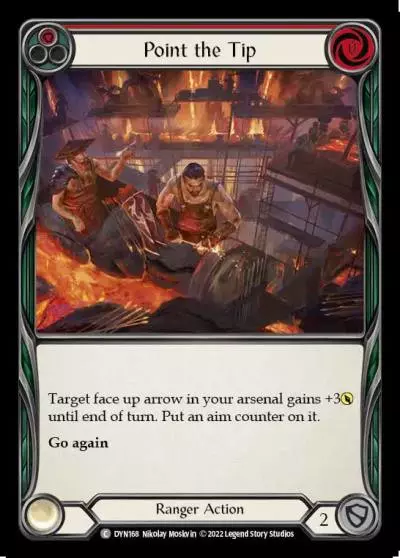 Point the Tip RED DYN168 - Dynasty - Flesh and blood card