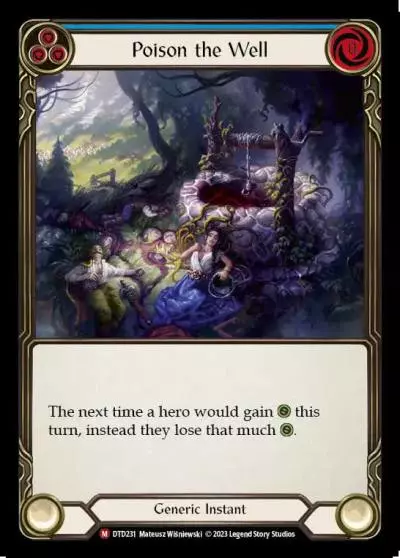 Poison the Well BLUE DTD231 - Dusk till Dawn - Flesh and blood card