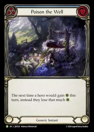 Poison the Well BLUE JDG035-CF - Judge Pack - Season 5 - Flesh and blood card