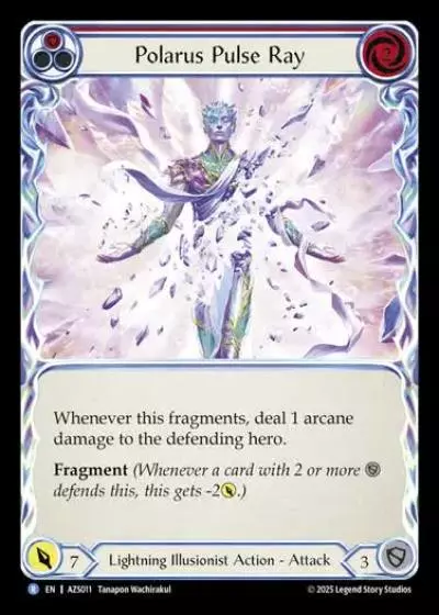 Polarus Pulse Ray AZS011 - Armory Deck - Zyggy Starlight - Flesh and blood card