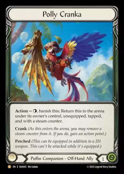 Polly Cranka SEA003-RF - High Seas - Flesh and blood card