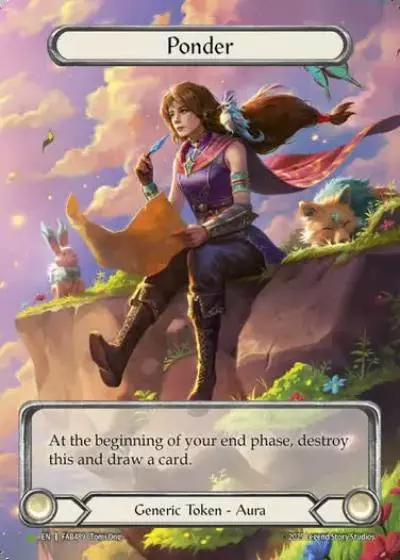 Ponder FAB489-MV - Prize Wall - Omens of the Third Age - Flesh and blood card
