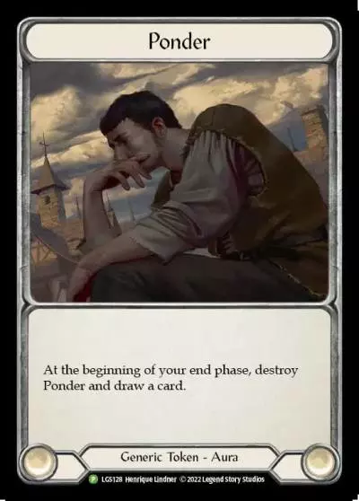 Ponder LGS128-CF - Pre-release - Outsiders - Flesh and blood card