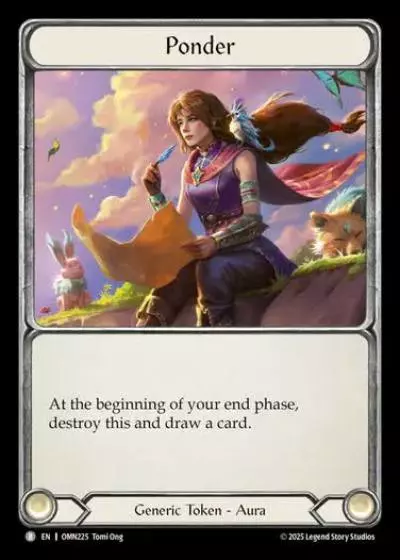 Ponder OMN225 - Omens of the Third Age - Flesh and blood card