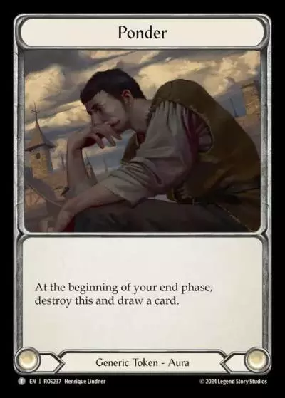 Ponder ROS237 - Rosetta - Flesh and blood card
