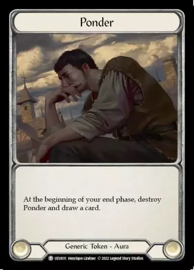 Ponder UZU031 - Uzuri - Blitz Deck - Flesh and blood card