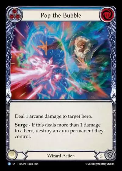 Pop the Bubble BLUE ROS178 - Rosetta - Flesh and blood card