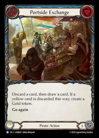 Portside Exchange BLUE AGB029 - Armory Deck - Gravy Bones - Flesh and blood card