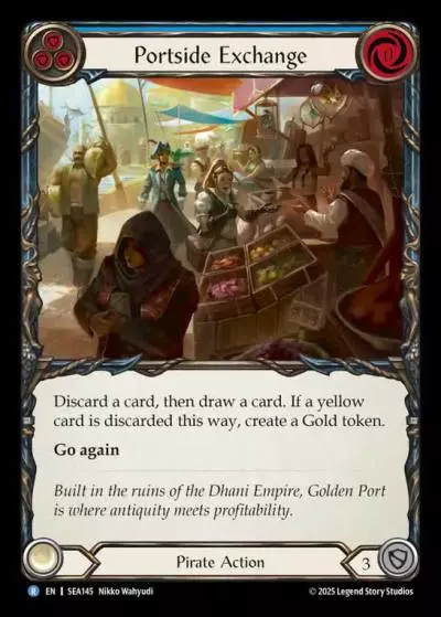 Portside Exchange BLUE SEA145 - High Seas - Flesh and blood card