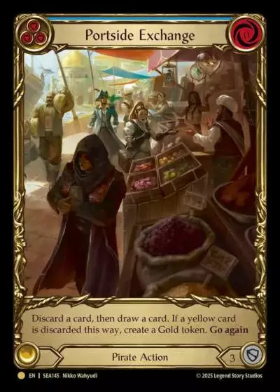 Portside Exchange BLUE SEA145-TP - High Seas - Treasure Pack - Flesh and blood card