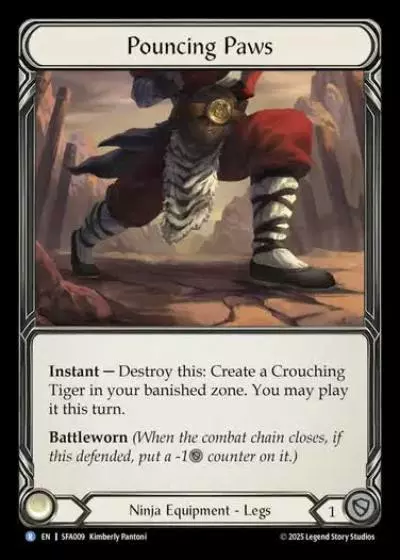 Pouncing Paws SFA009 - Silver Age Chapter 2 - Fai - Flesh and blood card