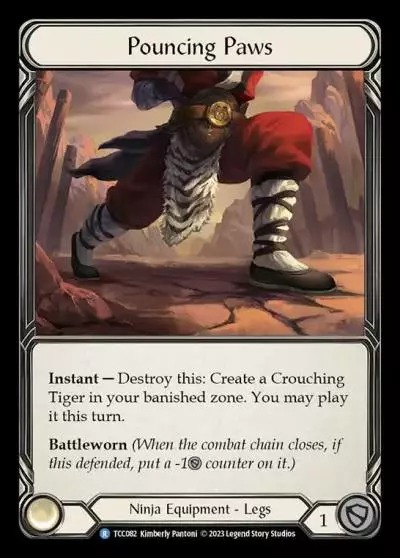 Pouncing Paws TCC082 - Round the Table: TCC x LSS - Flesh and blood card