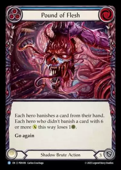 Pound of Flesh PEN189 - Compendium of Rathe - Flesh and blood card