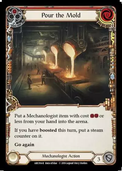 Pour the Mold RED ARC014 - Arcane Rising - Flesh and blood card