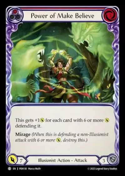 Power of Make Believe PEN130 - Compendium of Rathe - Flesh and blood card
