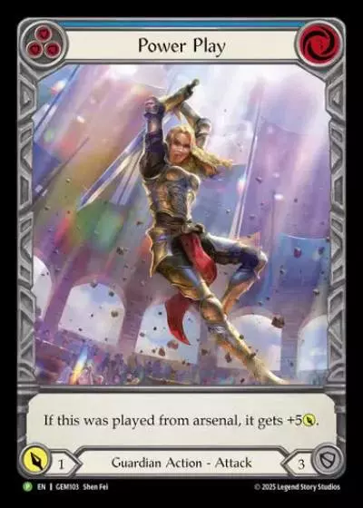 Power Play GEM103 - GEM - Pack 3 - Flesh and blood card