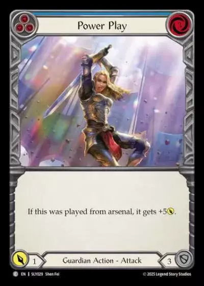 Power Play SLY029 - Silver Age Chapter 3 - Lyath Goldmane - Flesh and blood card