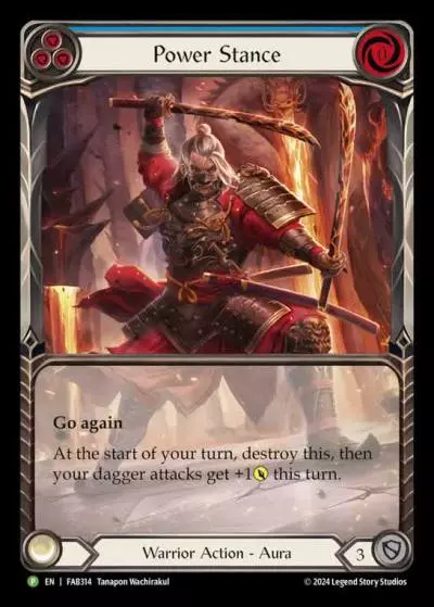 Power Stance BLUE FAB314-RF - Calling - The Hunted - Flesh and blood card