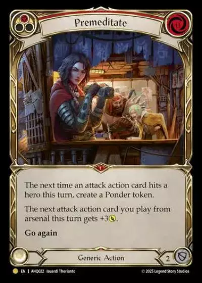 Premeditate ANQ022 - Compendium of Rathe - Antiquity Pack - Flesh and blood card