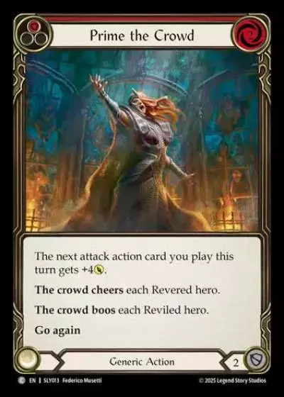 Prime the Crowd SLY013 - Silver Age Chapter 3 - Lyath Goldmane - Flesh and blood card