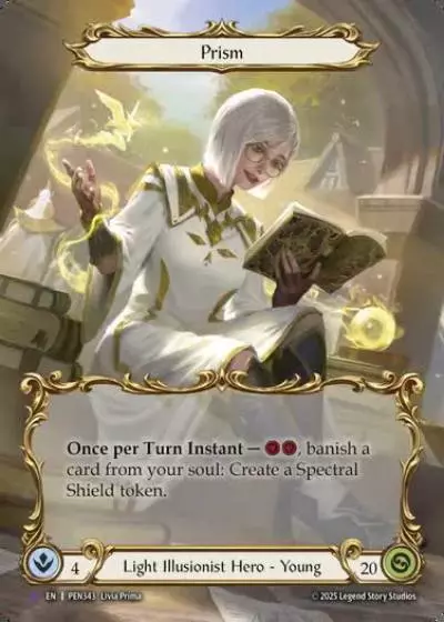 Prism PEN343-MV - Compendium of Rathe - Flesh and blood card