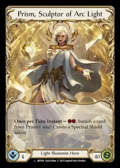 Prism, Sculptor of Arc Light ART001 - Dusk till Dawn - Flesh and blood card