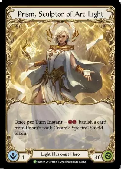 Prism, Sculptor of Arc Light HER030-CF - Road to Nationals - 2021 - Flesh and blood card