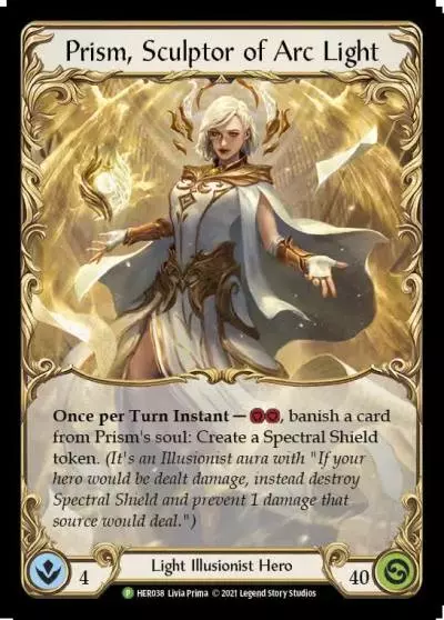 Prism, Sculptor of Arc Light HER038-RF - Buy-a-Box - Monarch - Flesh and blood card