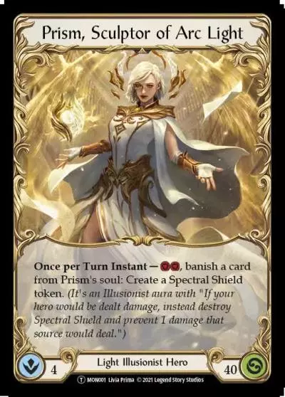 Prism, Sculptor of Arc Light U-MON001 - Monarch - Unlimited - Flesh and blood card