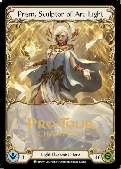 Prism, Sculptor of Arc Light WIN009-CF - Pro Tour Champion Cards - Flesh and blood card