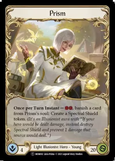 Prism U-MON002 - Monarch - Unlimited - Flesh and blood card